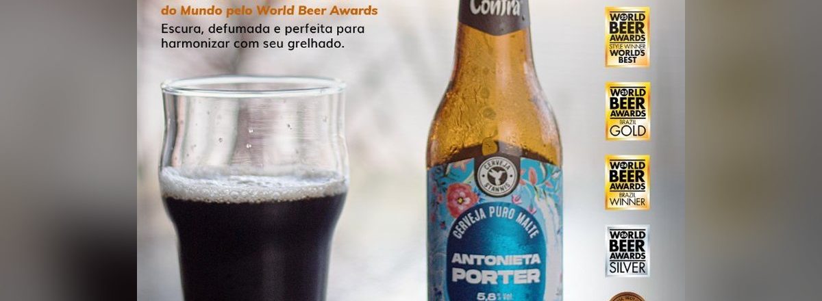 Antonieta Porter: a cerveja da Confra eleita a melhor do mundo no seu estilo